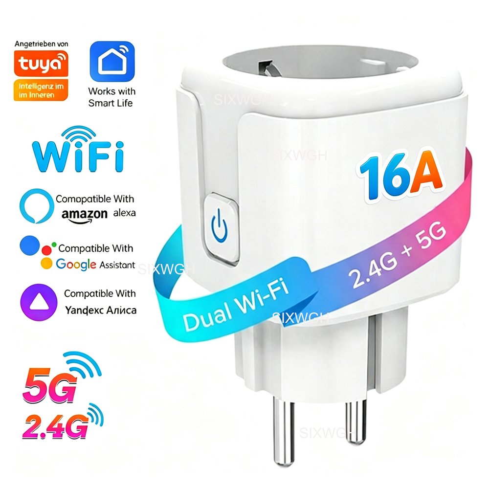 Timer Dual Outlet - Умная розетка Tuya WiFi с поддержкой