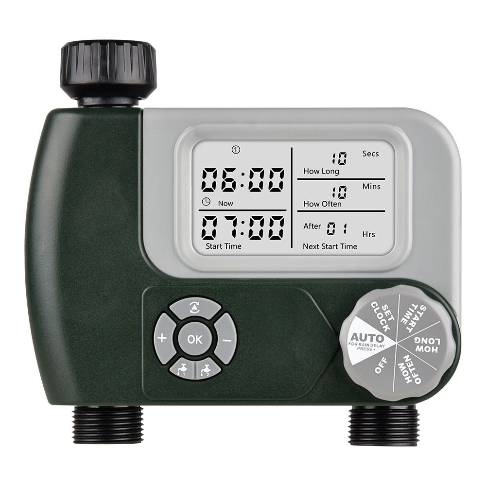 Timer Dual Outlet - Экспортный уличный садовый контроллер полива с